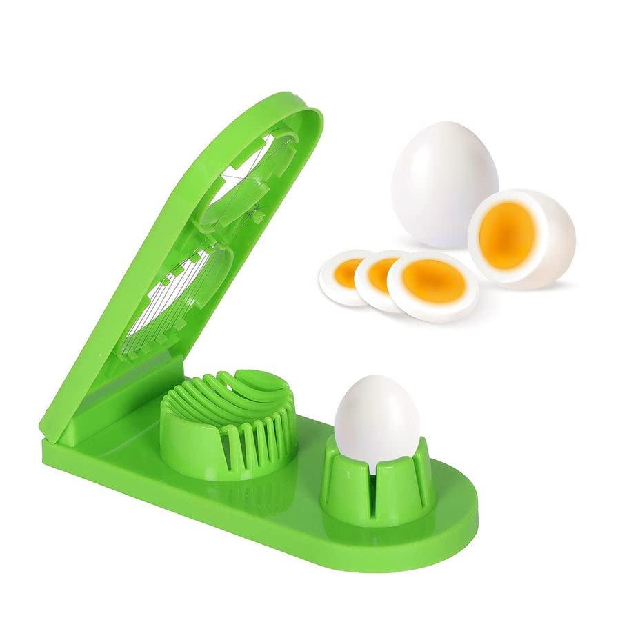 iPretty Multi Purpose 2 in1 Boiled Egg Slicer Cutter Wedger and Dicer (1Pcs)