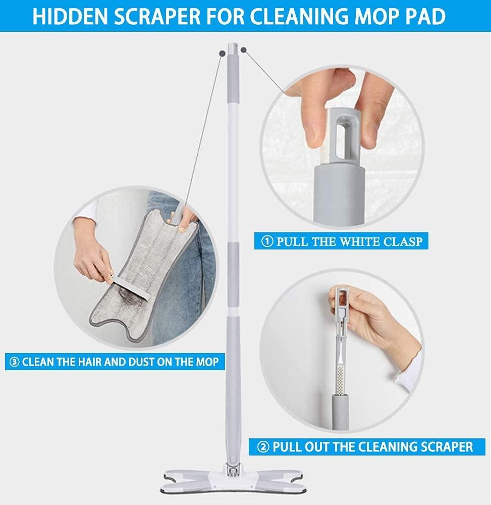 360 Degree Dry Wet Floor Mop Home Kitchen
