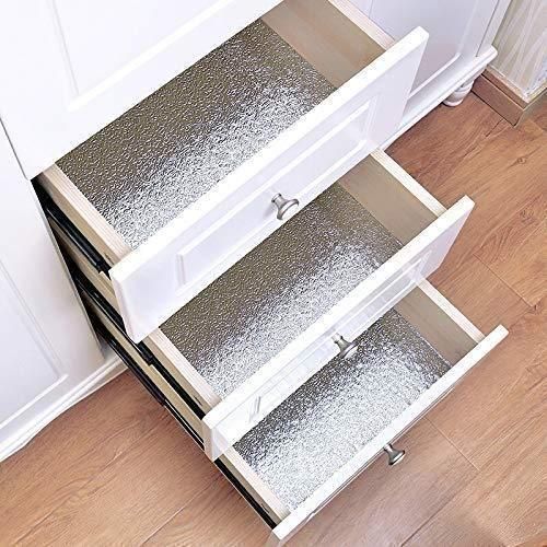 Kitchen Foil Sticker-Kitchen Backsplash Aluminum Foil Sticker ( 2 Meter, 1 Roll )