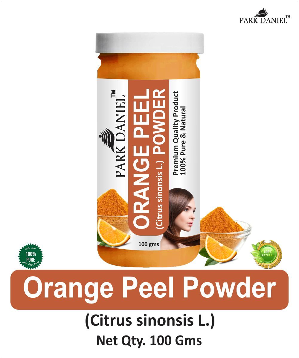 Park Daniel Orange Powder & Activated Charcoal Powder Combo pack of 2 Jars of 100 gms(200 gms)