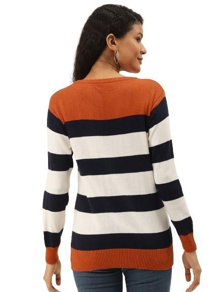 Style Quotient Women's Cotton Color Block Sweaters