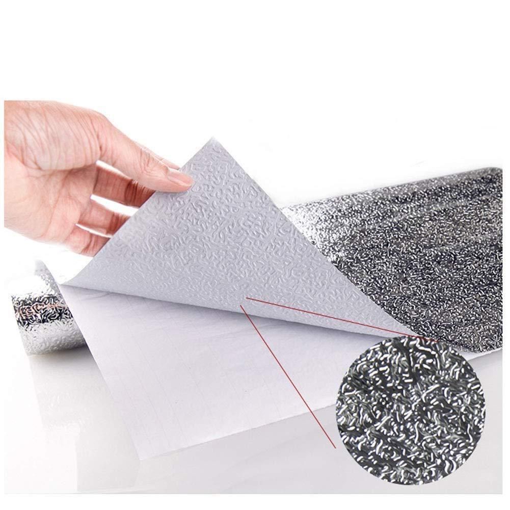 Kitchen Foil Sticker-Kitchen Backsplash Aluminum Foil Sticker ( 2 Meter, 1 Roll )