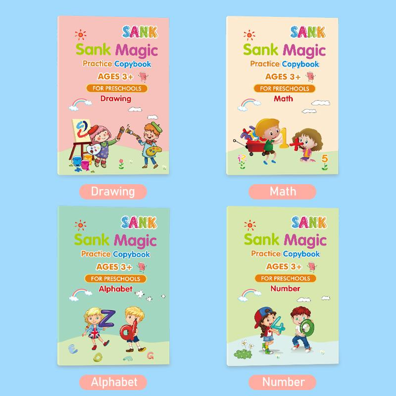 Practice Copybook For Kids to Improve Handwriting Drawing & Creativity