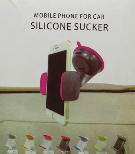 iPretty Car Mobile Holder Adjustable Phone Holder with 360 Degree Rotation Car Mount Mobile Phone Holder Stand for Dashboard Windshield