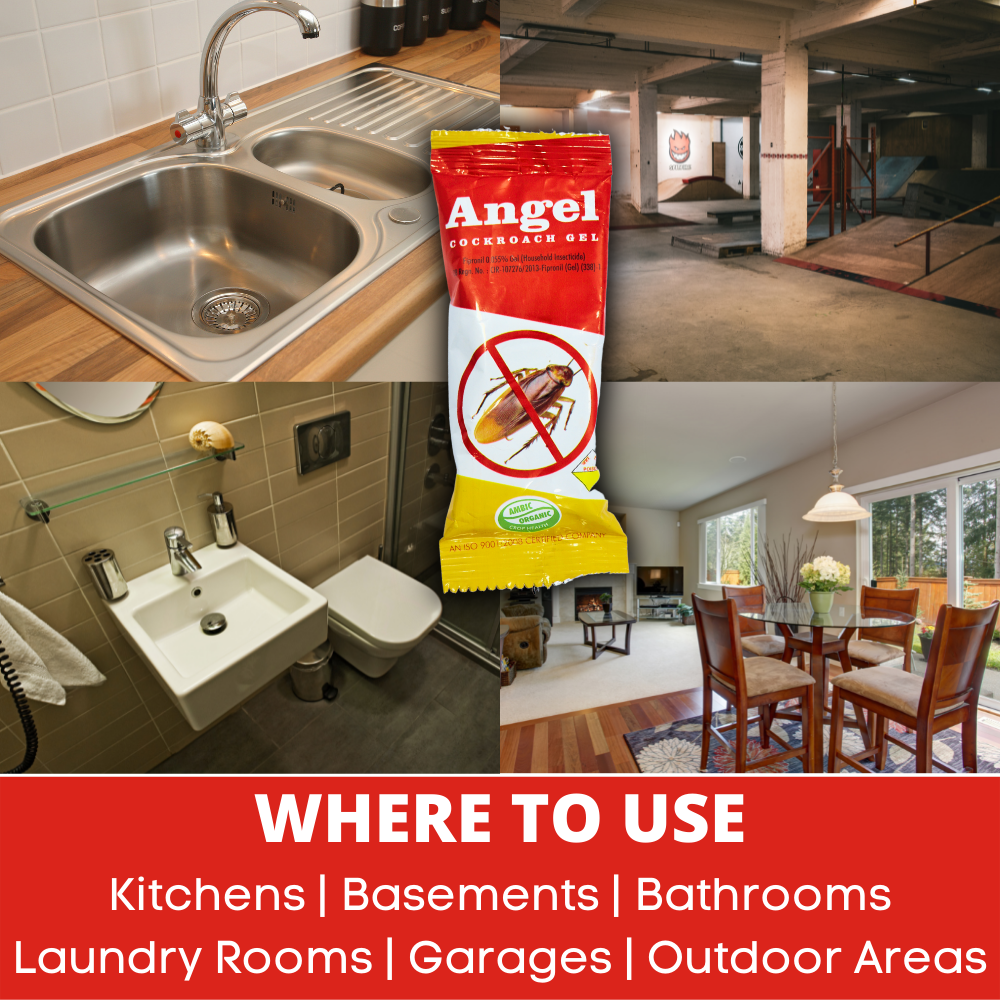 Anti Roach Gel Cockroach Killer | Kitchen Safe, Odourless, Fast and Convenient 10 GM