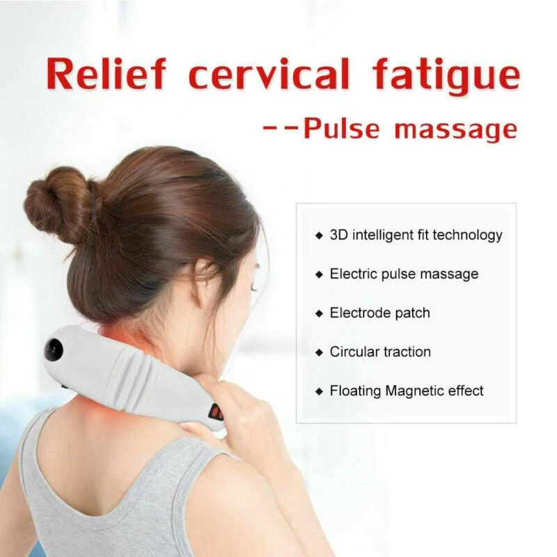Neck Cervical Massager Impulse Treatment Massage Device
