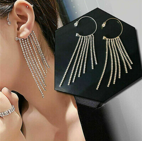 Sparkling Diamond Hanging Earings