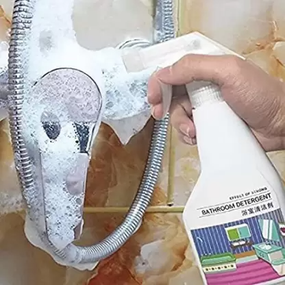 Bathroom Fitting Cleaner Spray for Shower Pipe Sink Faucet Bathroom Stain Remover 350mlX2