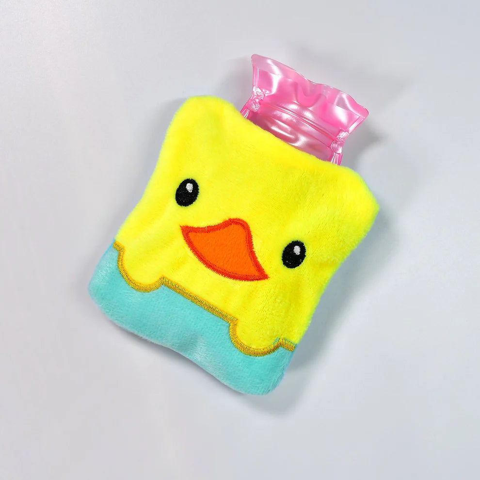 Pretty Buyers Small Hot Water Bag – Yellow Duck Design for Pain Relief