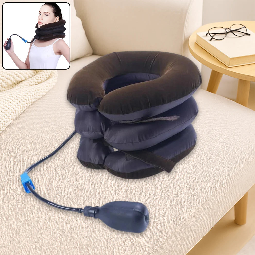 Pretty Buyers Neck Traction Pillow – Adjustable Support for Neck Pain Relief