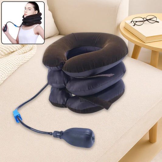 Pretty Buyers Neck Traction Pillow – Adjustable Support for Neck Pain Relief
