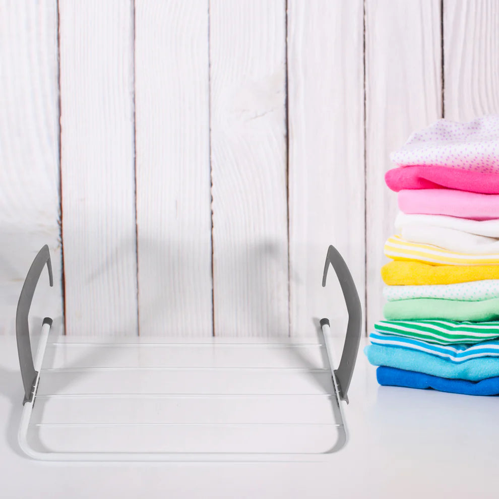 Pretty Buyers Folding Drying Rack – Compact, Steel & Rust-Free