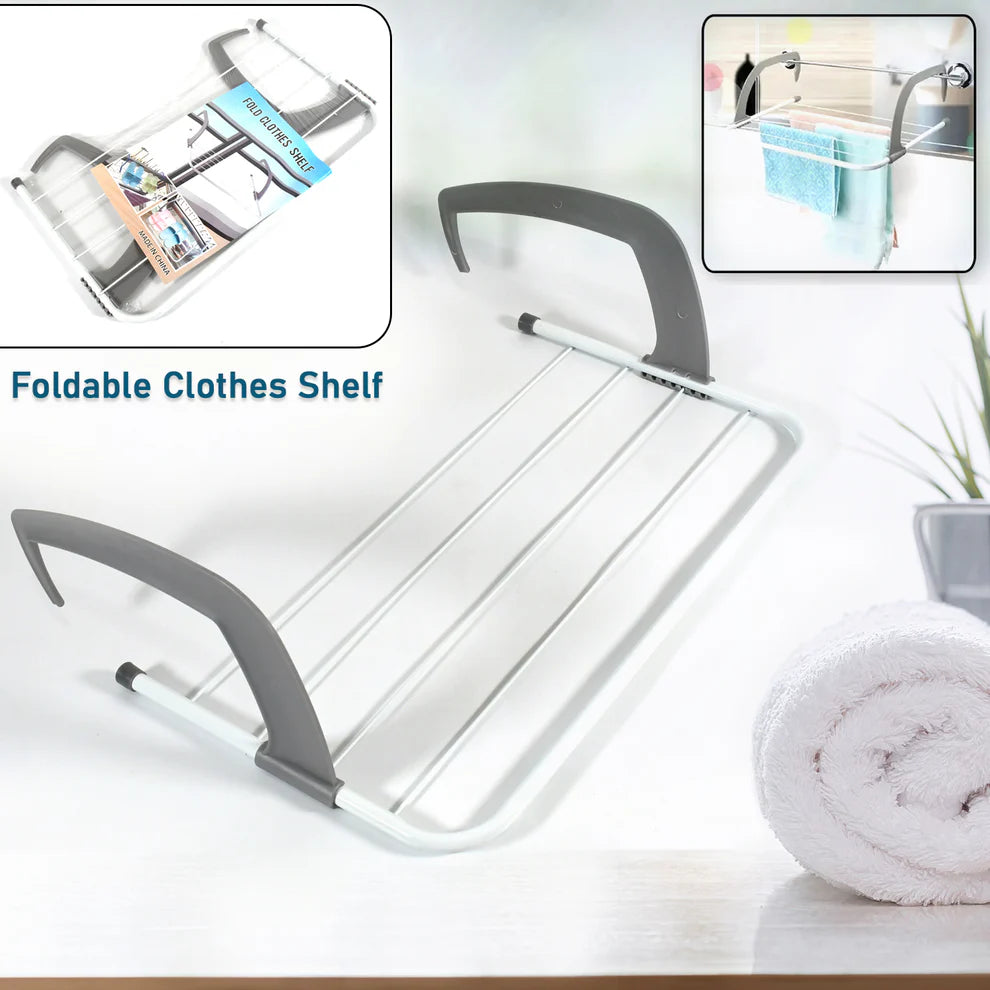 Pretty Buyers Folding Drying Rack – Compact, Steel & Rust-Free