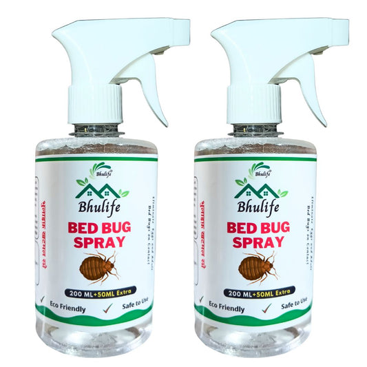 Bhulife Bedbug Killer Spray | Bedbug Master New Extra Strong Pack  | 50ML More (250MLx2)