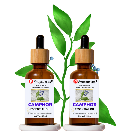 PrettyBUYERS Naturals Camphor Oil for Aromatherapy and Skin Car-15MLx2