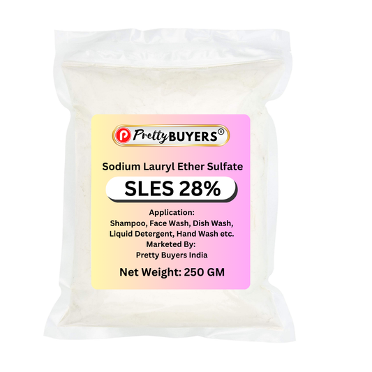 PrettyBUYERS SLES (Sodium Lauryl Ether Sulphate) 28% Powder 250 GM