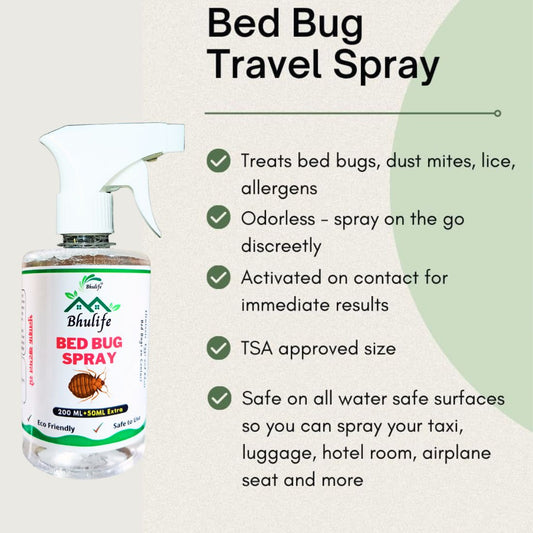 Bhulife Bedbug Killer Spray | Bedbug Master New Extra Strong Pack  | 50ML More (250MLx1)
