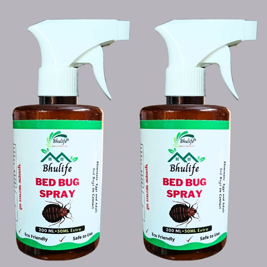 Bhulife खटमल मारने का स्प्रे Khatmal Marne Ki Dawa | Bhulife Bedbug Killer Strong Spray 250MLx2