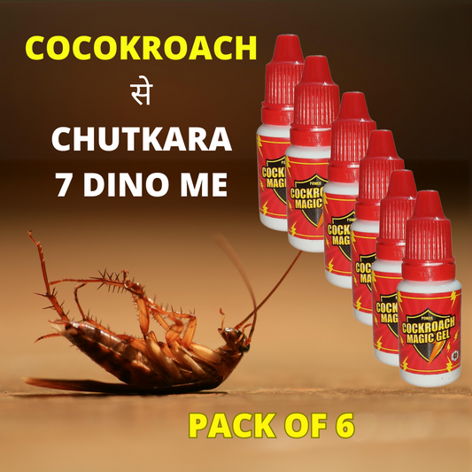 Best Cockroach Killer Magic Gel | Anti Roach Gel For Home, Kitchen & Office 15 GM (Pack Of 6)