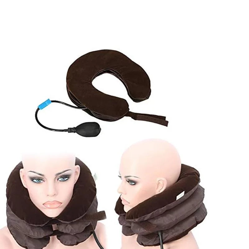 Pretty Buyers Neck Traction Pillow – Adjustable Support for Neck Pain Relief
