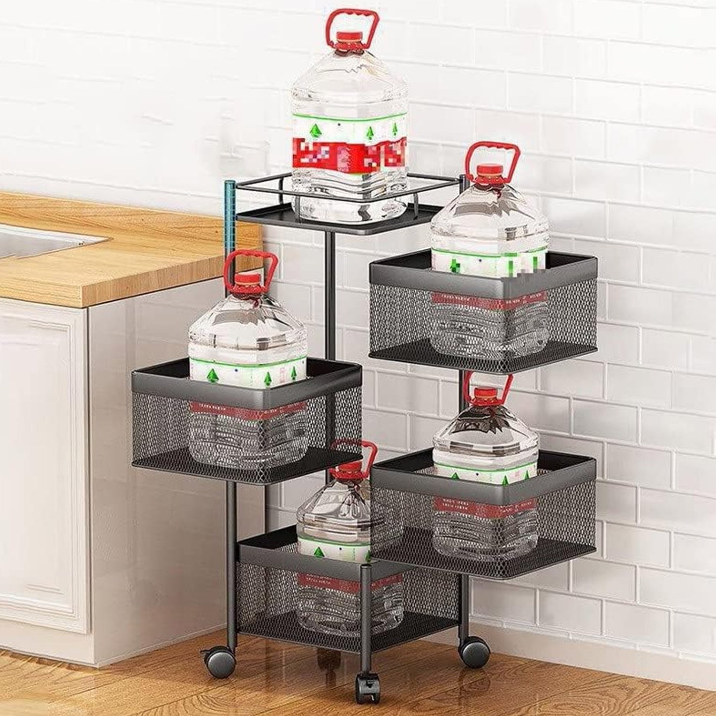 Metal High Quality Kitchen Trolley Kitchen Organizer Items and Kitchen Accessories
