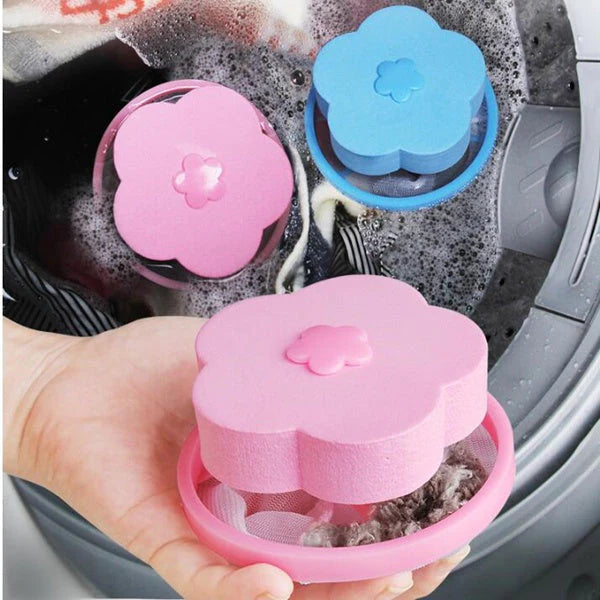 Pretty Buyers Washing Machine Lint Catcher – Floating Filter Bag for Hair & Debris (5 pcs)