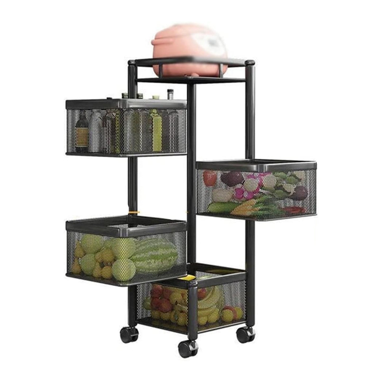 Metal High Quality Kitchen Trolley Kitchen Organizer Items and Kitchen Accessories