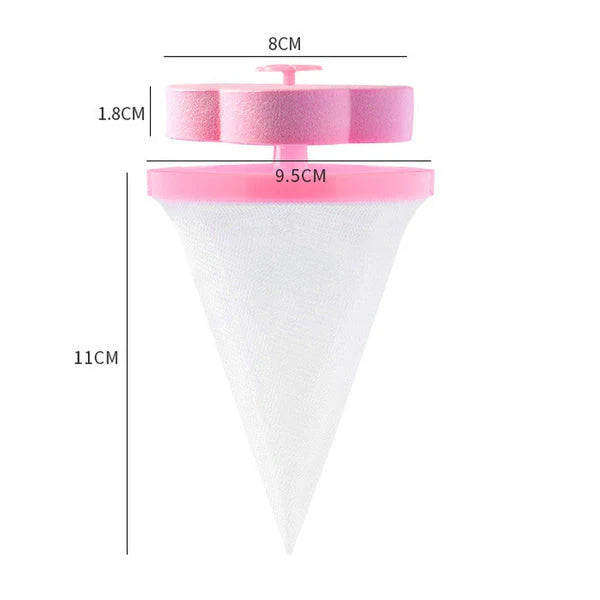 Pretty Buyers Washing Machine Lint Catcher – Floating Filter Bag for Hair & Debris (5 pcs)