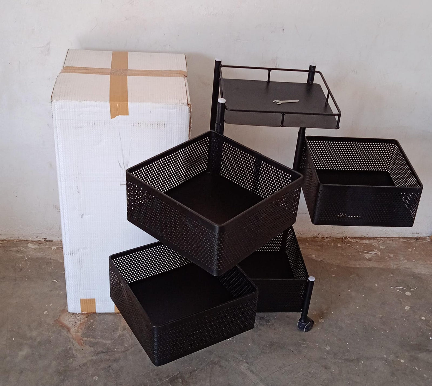Metal High Quality Kitchen Trolley Kitchen Organizer Items and Kitchen Accessories