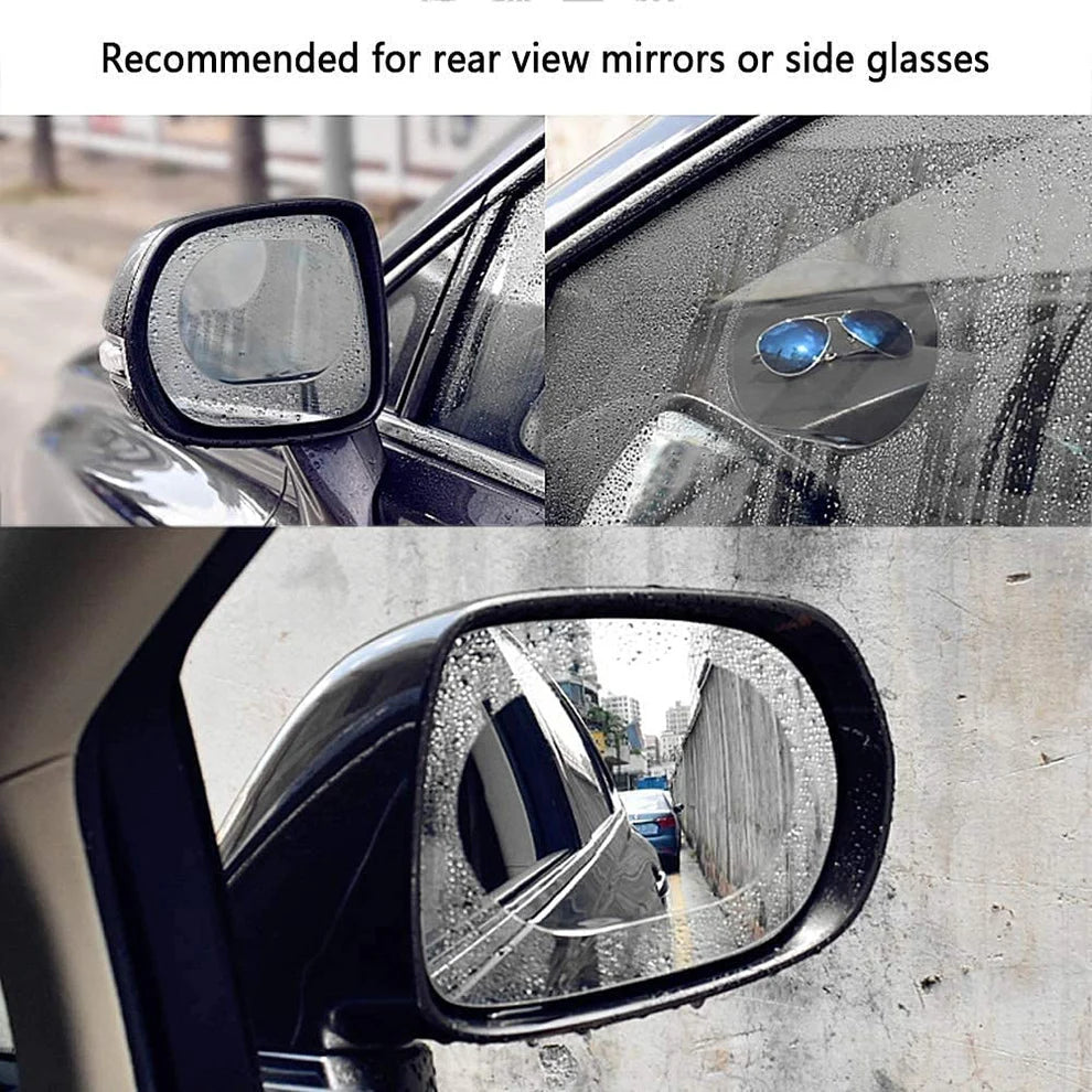 Pretty Buyers Car Mirror Anti Fog Film Rearview Side Mirror Waterproof Clear Film (2 Pc)