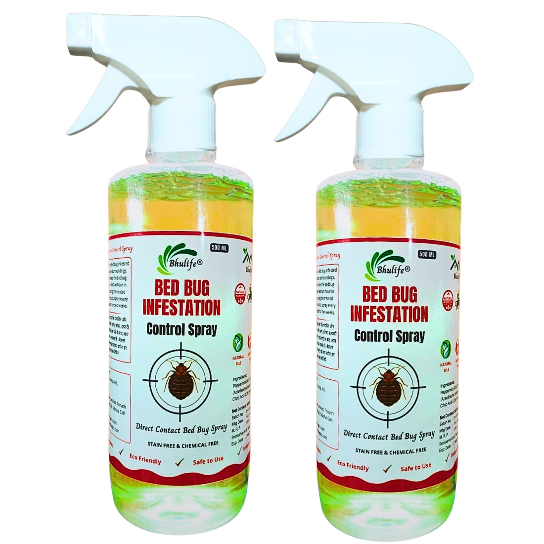Bhulife Bug Infestation Control Spray | Khatmal Marne Ki Dawa | Bedbug Killer Spray | 500ML