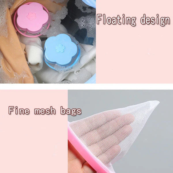 Pretty Buyers Washing Machine Lint Catcher – Floating Filter Bag for Hair & Debris (5 pcs)