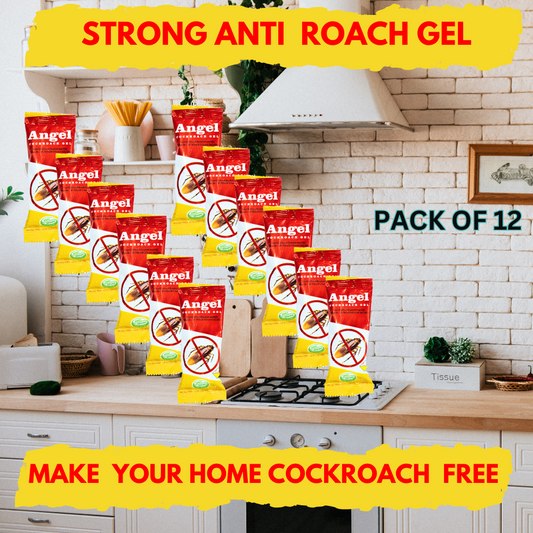 Best Cockroach Killer Gel | Anti Roach Gel to Keep Away Cockroaches 10GM (Pack Of 12)