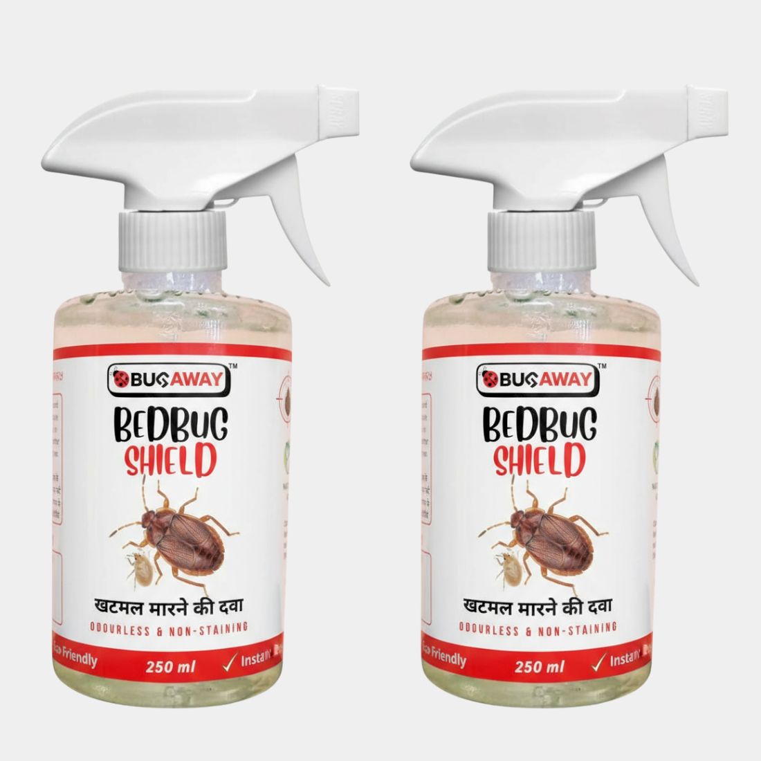 Organic Bedbug Control Spray | No More Bed Bugs | Khatmal Maar 250MLx2