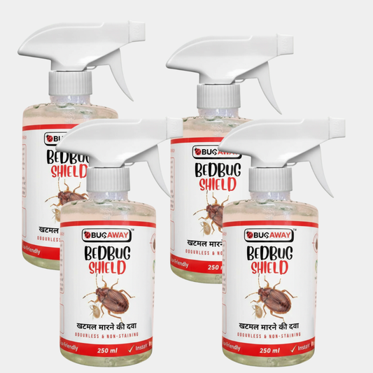 Organic Bedbug Control Spray | Bed Bug Shield | Khatmal Maar 250MLx4
