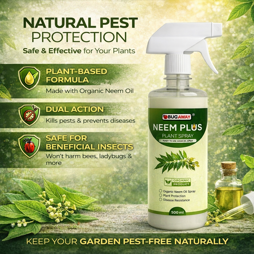 Bug Away Ready to Use Neem Plus Spray for Plants 200ml