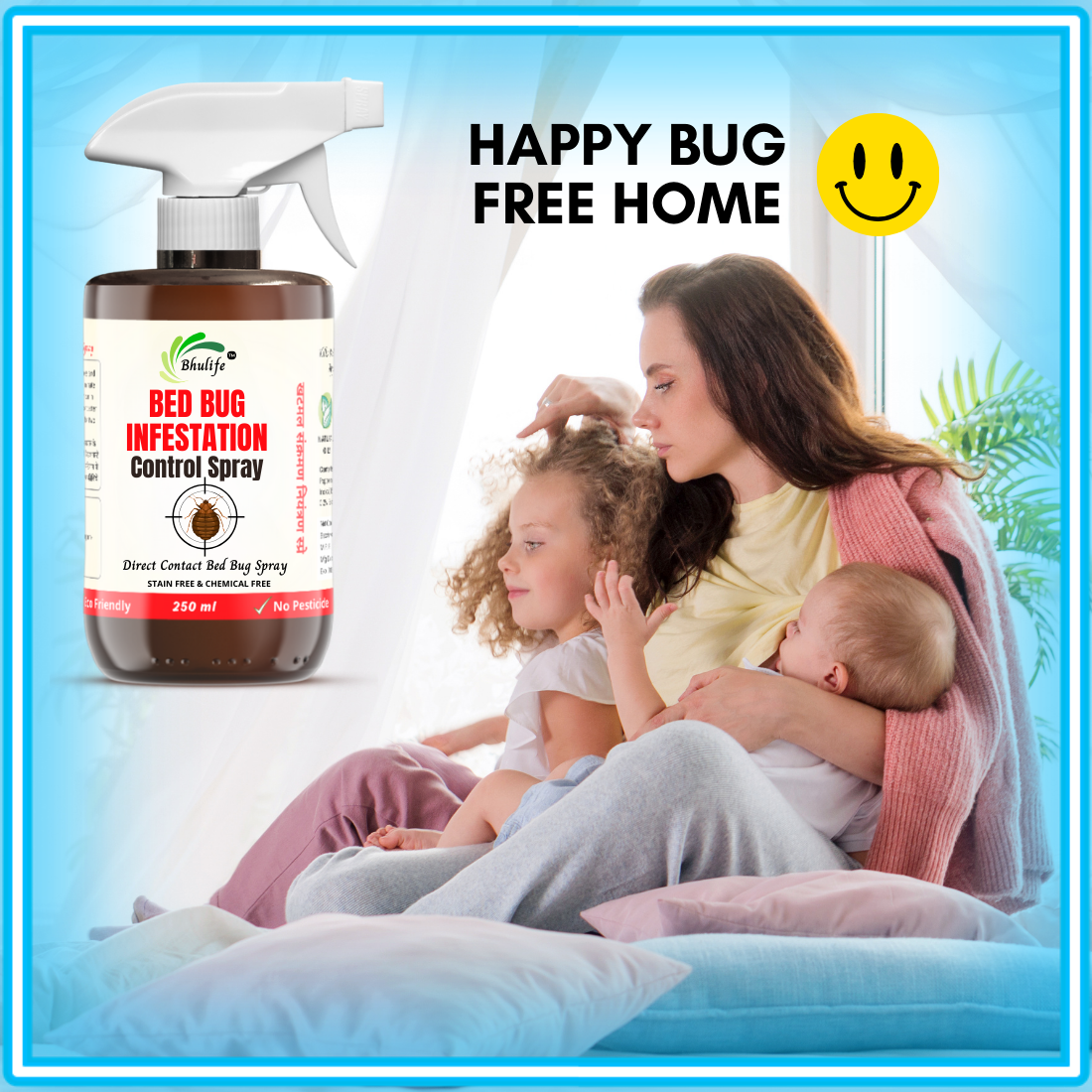 Bhulife Bed Bug Infestation Control Spray | Bed Bug Killer  250 MLx1