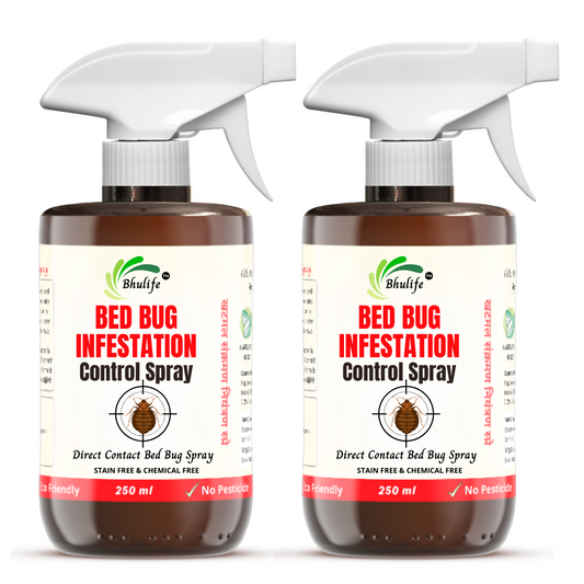 Bhulife Bed Bug Infestation Control Spray | Bed Bug Killer  250 MLx2
