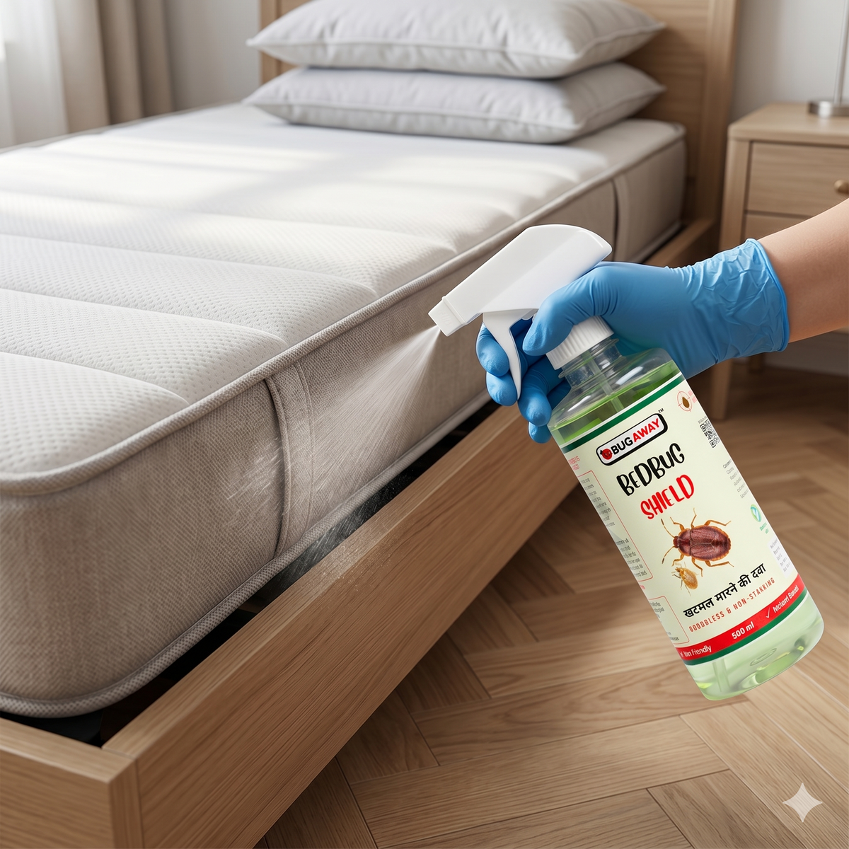 Bug Away™ Powerful Natural Organic Bedbug Killer Spray 500 ML