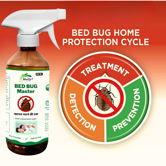 Bhulife New Advance Bedbug Killer Spray | 100% Organic Spray | 500MLx1