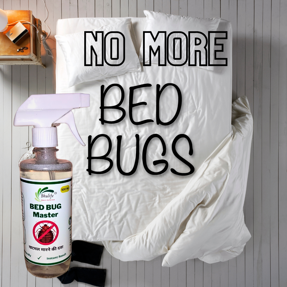 BedBug Eliminator | Khatmal Maar Spray Eco Friendly | खटमल मारने का स्प्रे 500MLX2