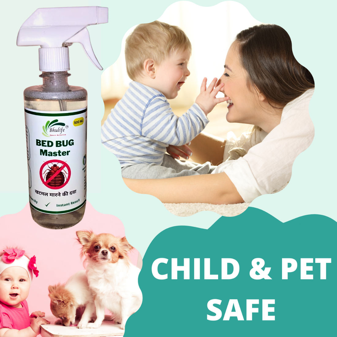 BedBug Eliminator | Khatmal Maar Spray Eco Friendly | खटमल मारने का स्प्रे 500MLX2