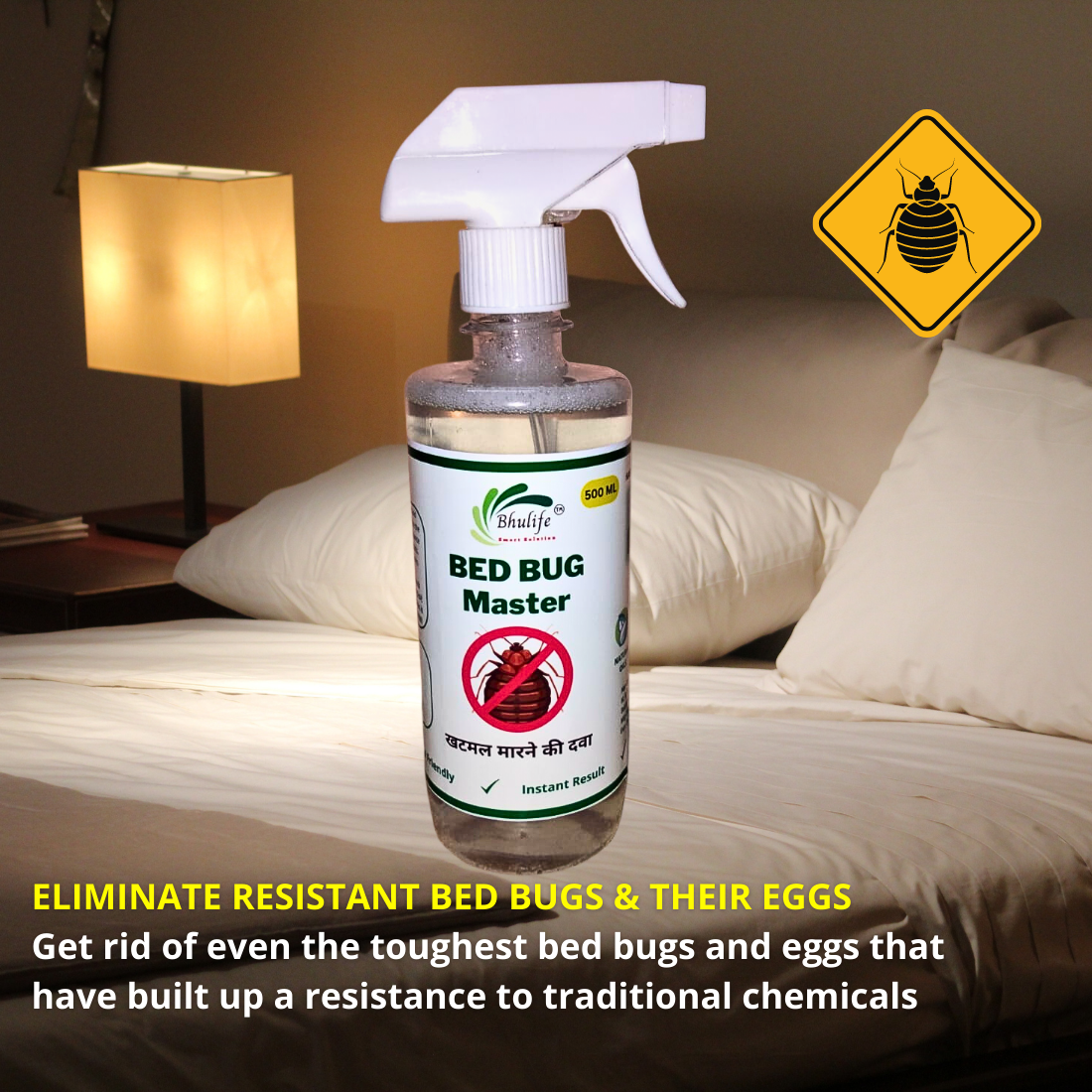 BedBug Eliminator | Khatmal Maar Spray Eco Friendly | खटमल मारने का स्प्रे 500MLX5
