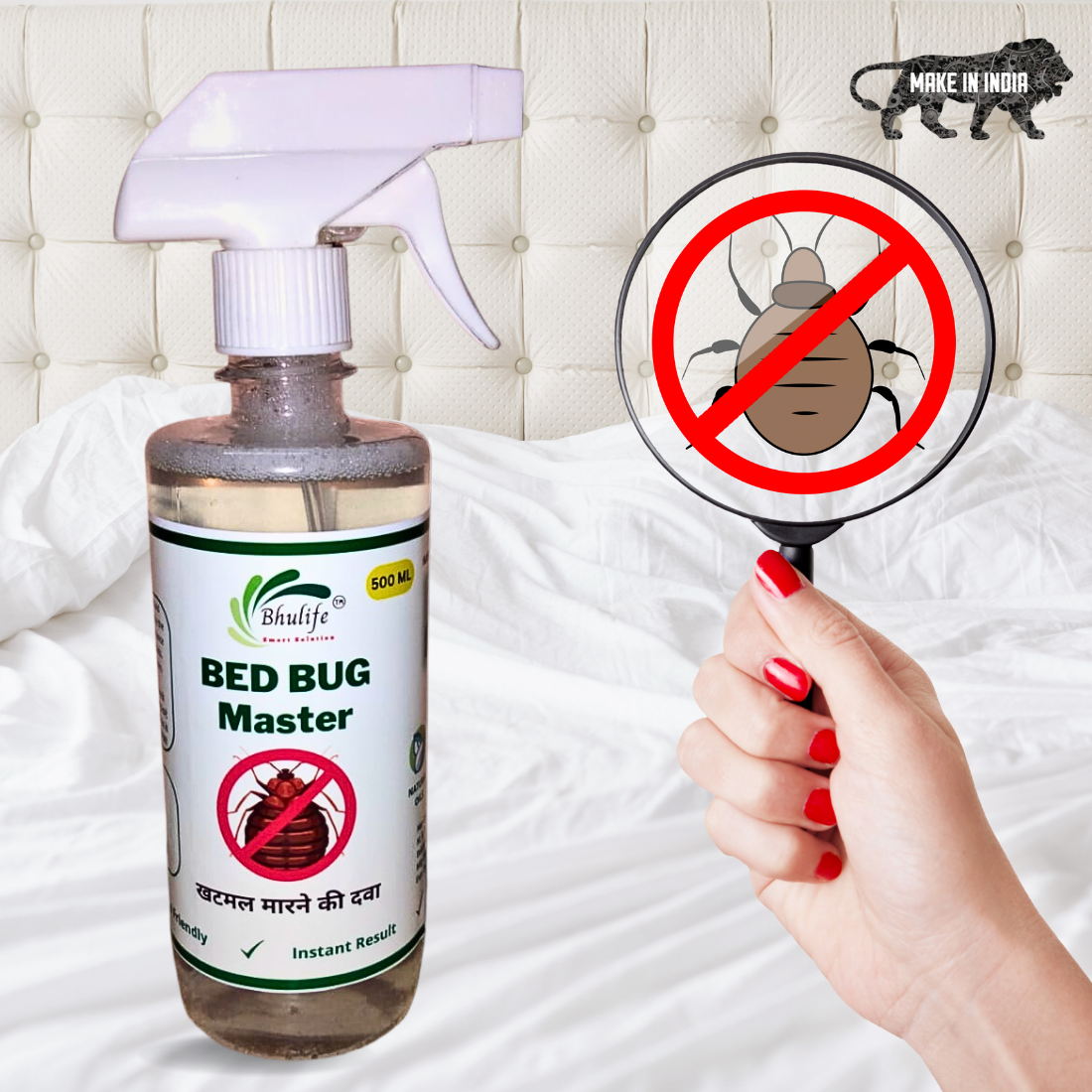 BedBug Eliminator | Khatmal Maar Spray Eco Friendly | खटमल मारने का स्प्रे 500MLX5