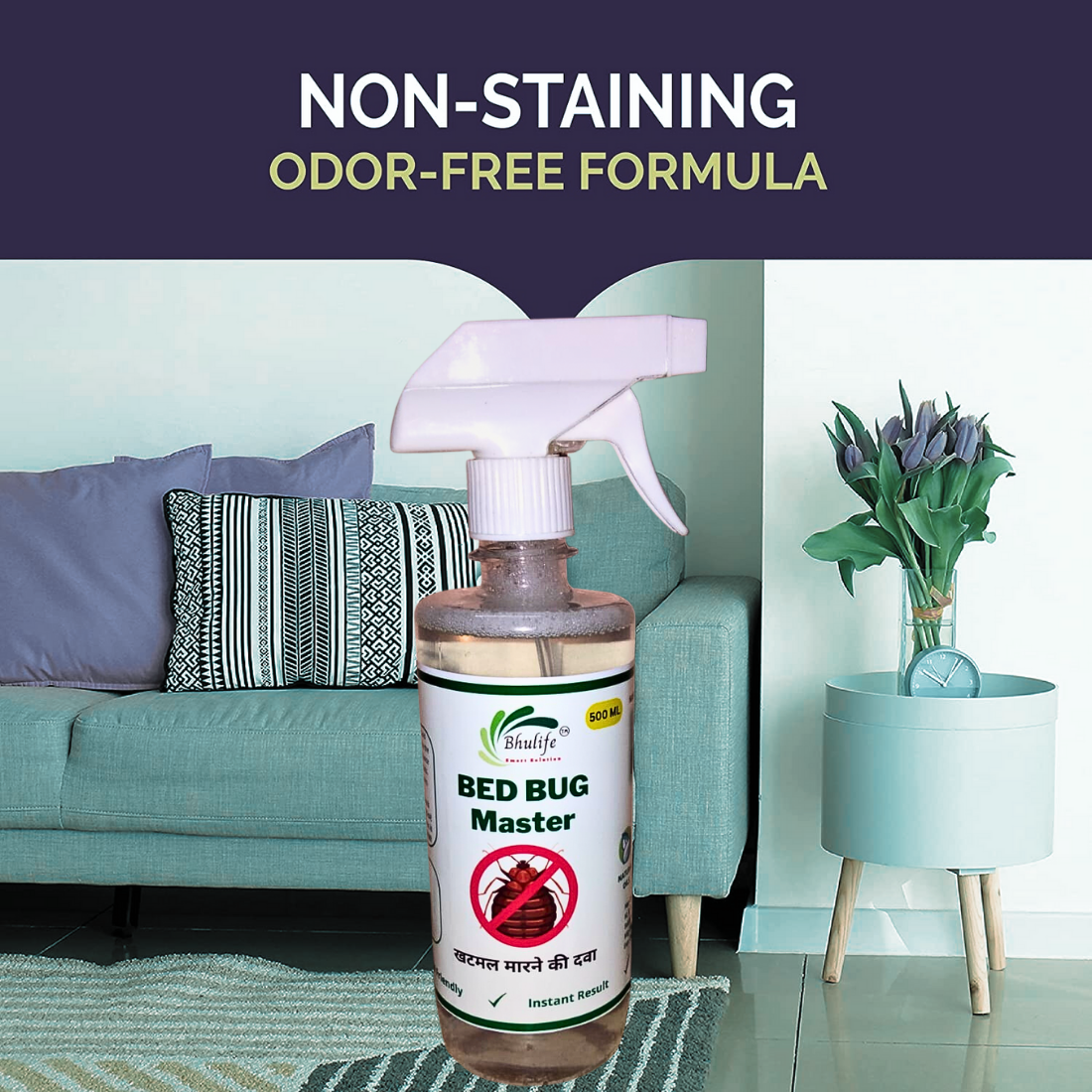 BedBug Eliminator | Khatmal Maar Spray Eco Friendly | खटमल मारने का स्प्रे 500MLX5
