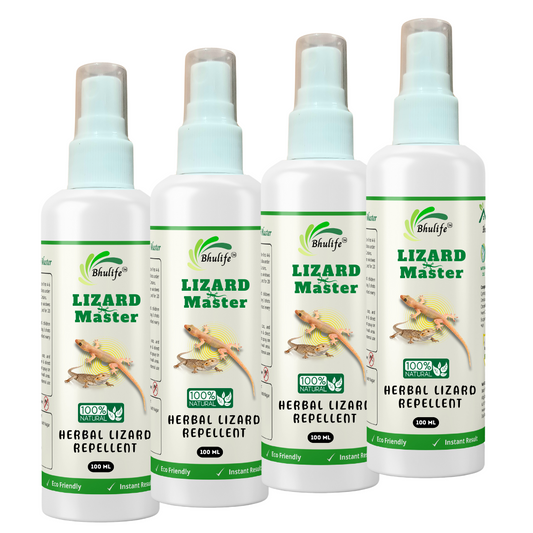 Lizard Repellant Spray | Ready and Easy to Use Formulation | 100% Natural | Non Toxic 100MLx4