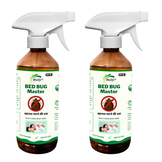 Bhulife New Advance Bedbug Killer Spray | 100% Organic Spray | 500MLx2
