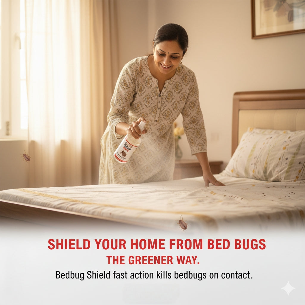 Organic Bedbug Control Spray | Bed Bug Shield | Khatmal Maar 250MLx3