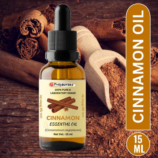 PrettyBUYERS Natural Cinnamon Essential Oil | 100% Pure & Organic | 15ML (Pack Of 1)
