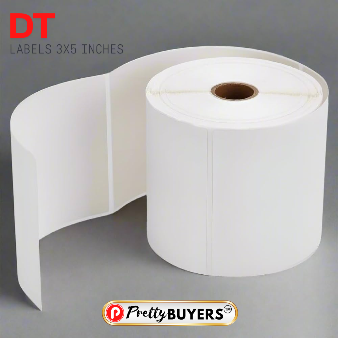 Direct Thermal Shipping Label Sticker Roll / Flipkart Meesho Shipping Labels - 3x5 Inches 400 Labels per Roll